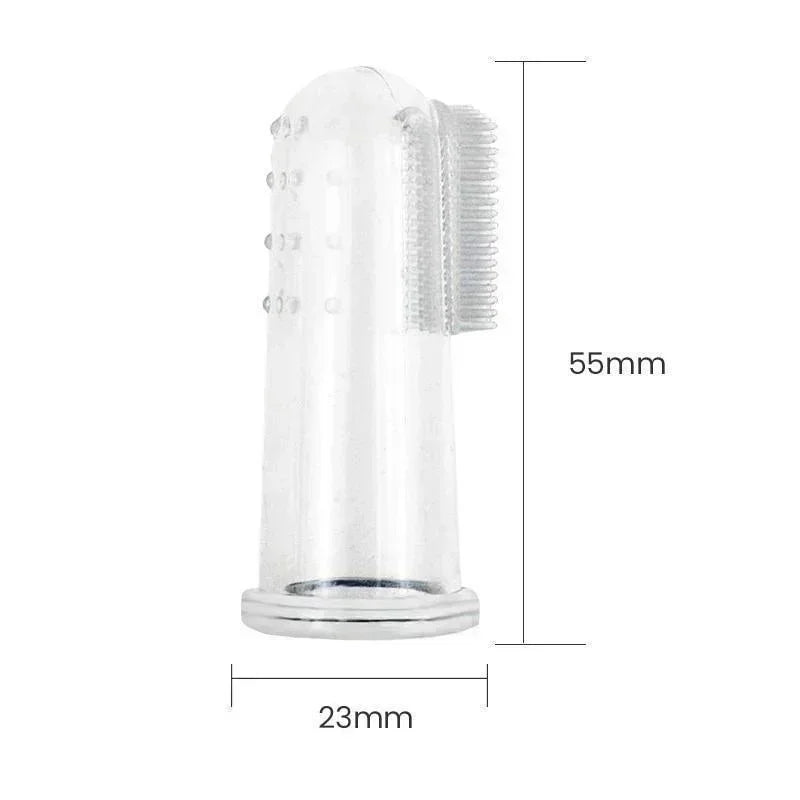Pack x5 Cepillos de dientes de silicona para mascotas