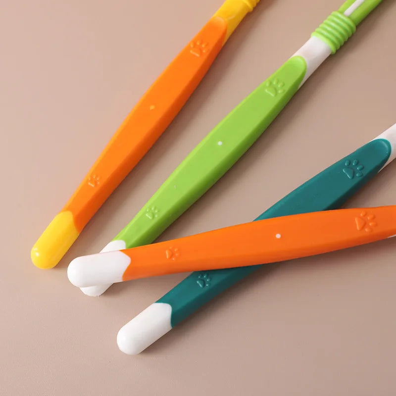 Cepillo de Dientes de 3 caras para Mascotas