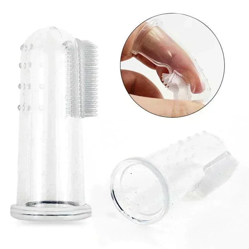 Pack x5 Cepillos de dientes de silicona para mascotas