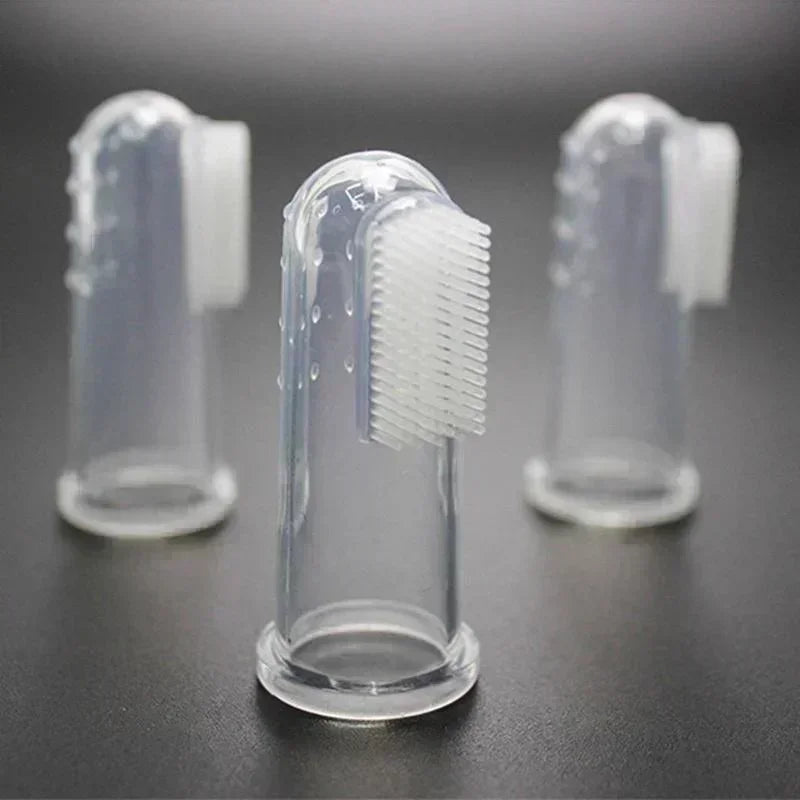 Pack x5 Cepillos de dientes de silicona para mascotas